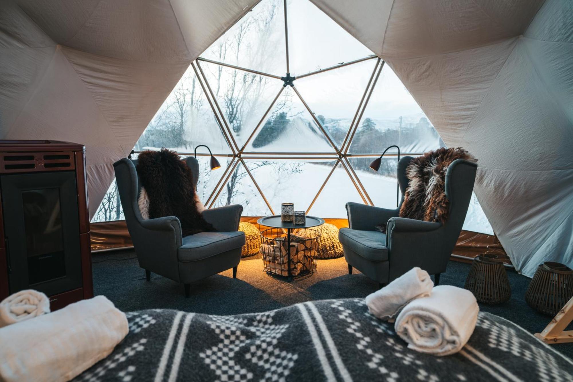 Aera - Glass Cabins トロムソ エクステリア 写真